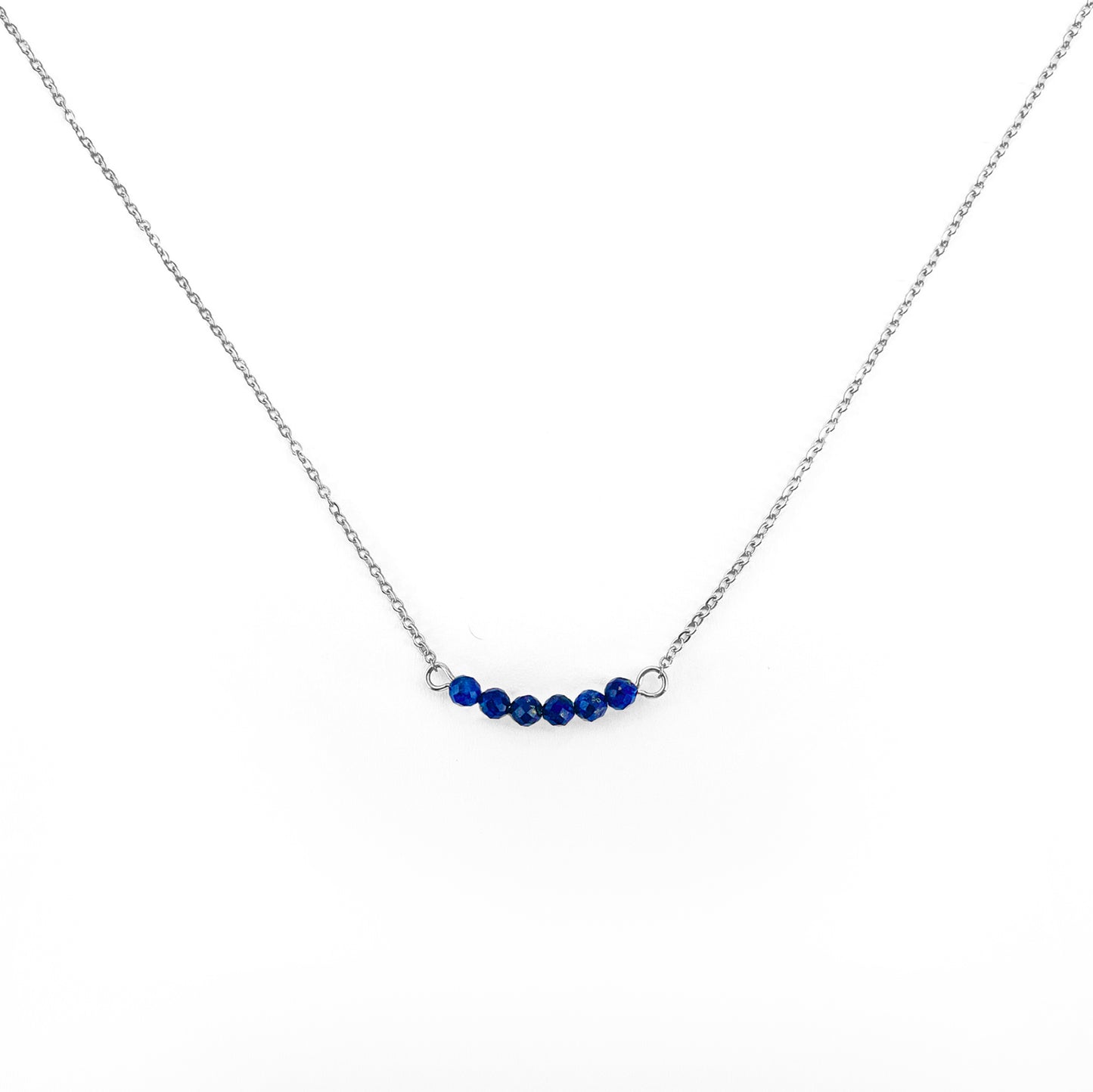 Lapis lazuli multiple necklace