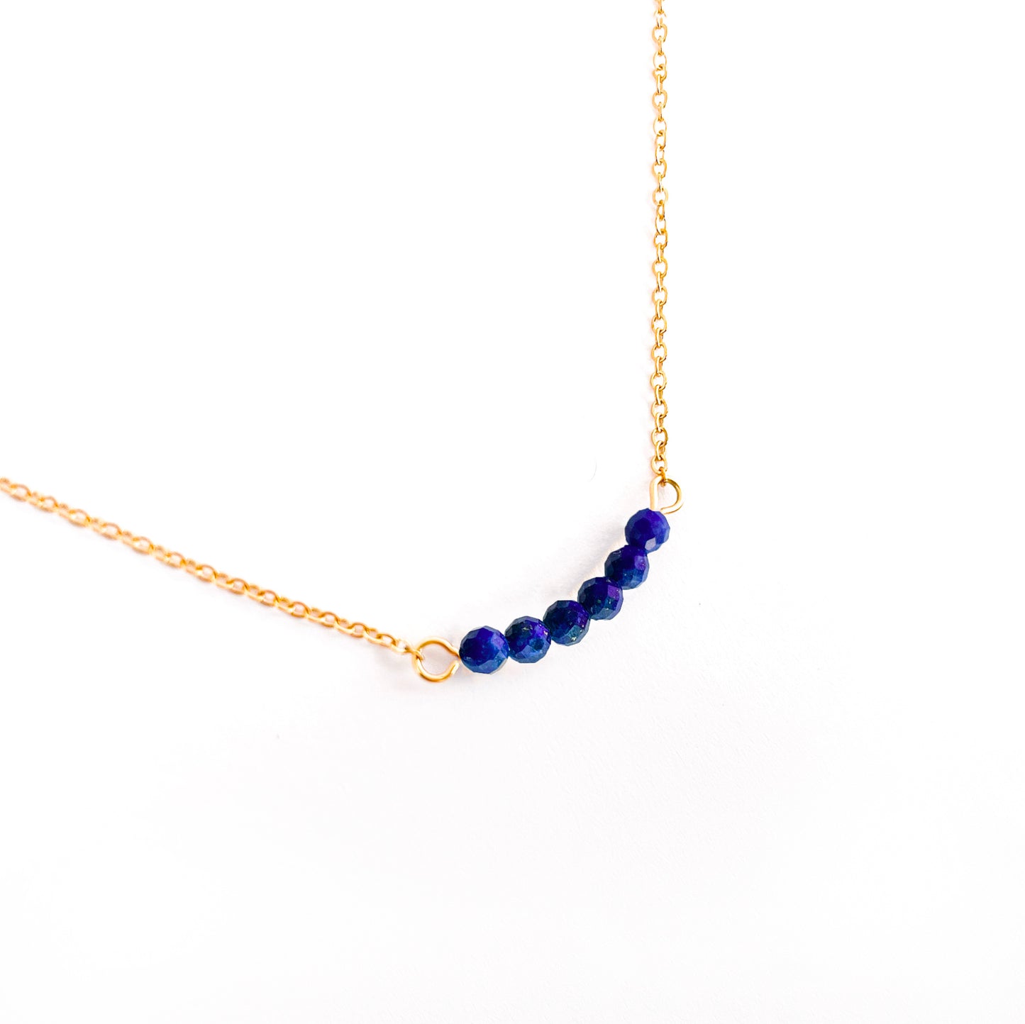 Lapis lazuli multiple necklace
