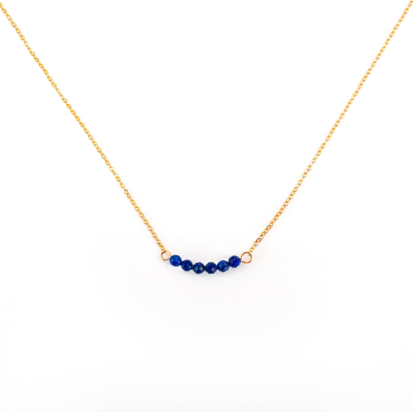 Collier multiple Lapis-lazuli