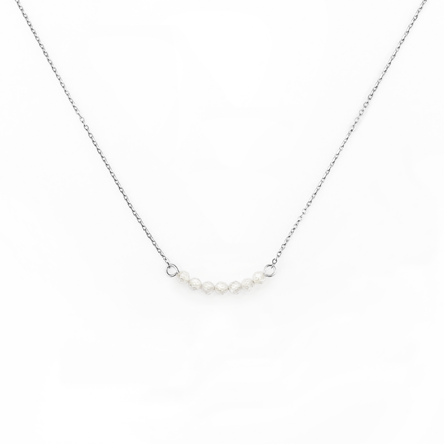 Collier multiple Quartz clair