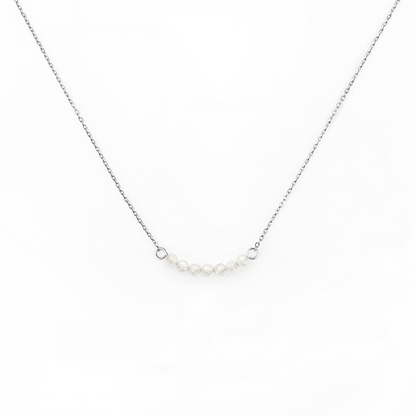 Collier multiple Quartz clair