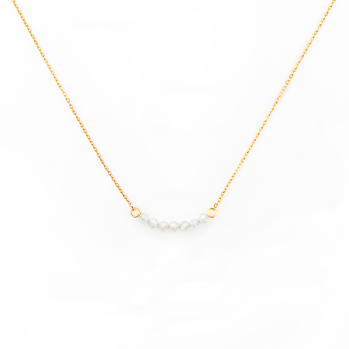 Collier multiple Quartz clair